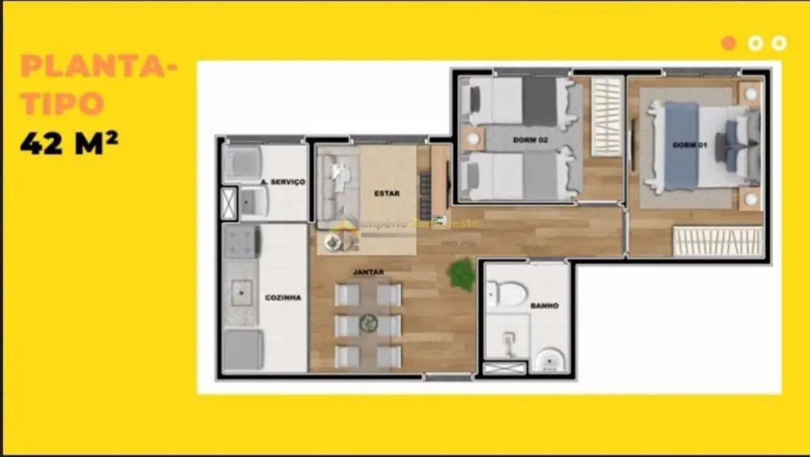 Foto 9 de Apartamento com 2 quartos à venda, 42m2 em Guaiaúna, São Paulo - SP