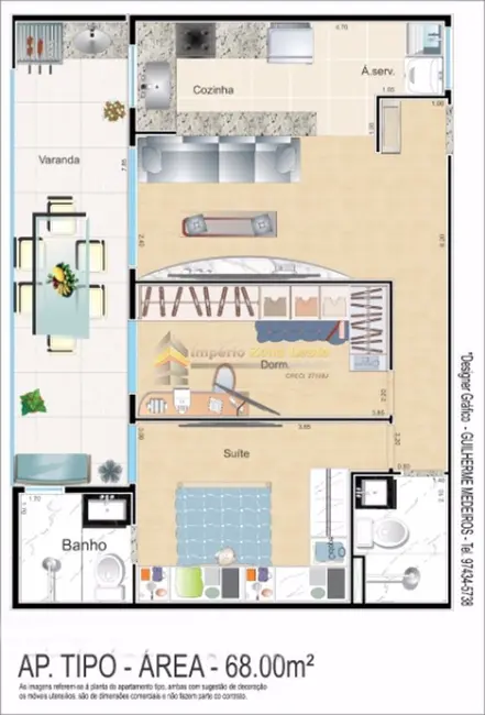 Foto 4 de Kitnet com 2 quartos à venda, 32m2 em Vila Aricanduva, São Paulo - SP