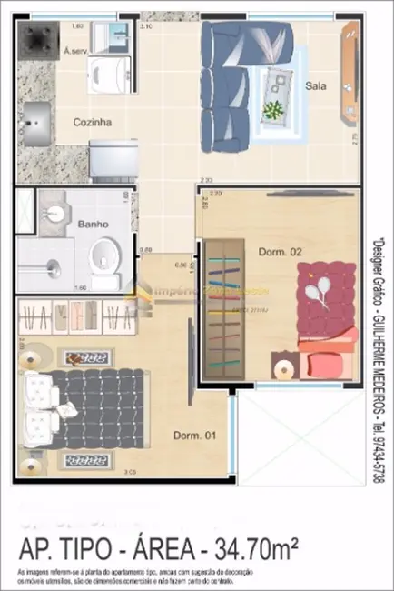 Foto 6 de Kitnet com 2 quartos à venda, 32m2 em Vila Aricanduva, São Paulo - SP