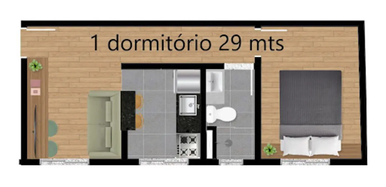 Apartamento com 2 quartos à venda, 39m2 em Vila Matilde, São Paulo - SP - imagem 7 Foto 7 de Apartamento com 2 quartos à venda, 39m2 em Vila Matilde, São Paulo - SP