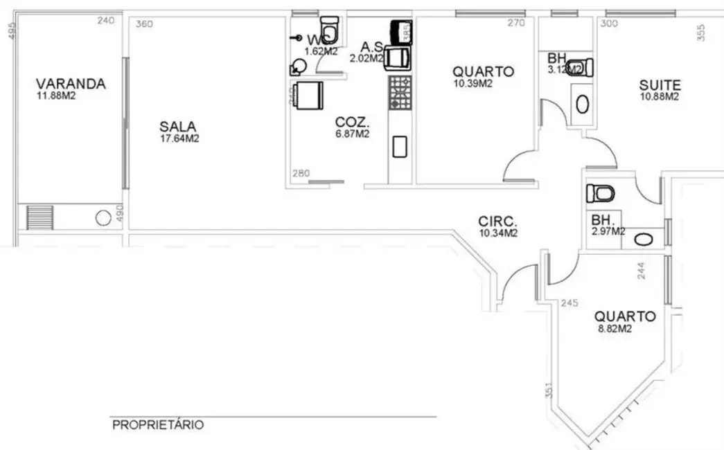 Foto 9 de Apartamento com 3 quartos à venda, 149m2 em Recreio dos Bandeirantes, Rio De Janeiro - RJ