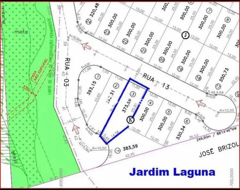 Foto 5 de Terreno / Lote à venda, 373m2 em Colinas de Indaiatuba, Indaiatuba - SP