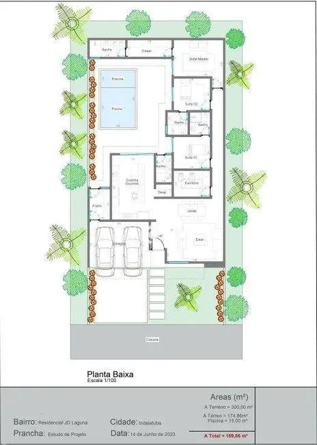 Foto 2 de Casa de Condomínio com 3 quartos à venda, 300m2 em Indaiatuba - SP