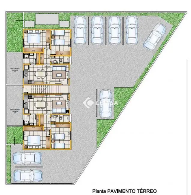 Foto 5 de Apartamento com 2 quartos à venda, 52m2 em Jardim Morumbi, Indaiatuba - SP