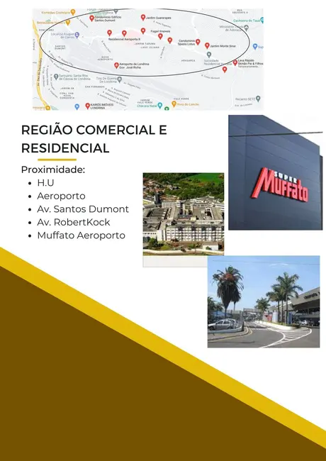 Foto 2 de Terreno / Lote à venda, 1436m2 em San Conrado, Londrina - PR