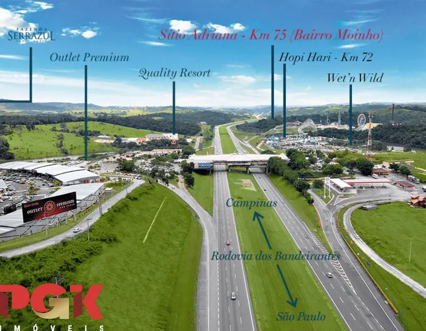 Foto 7 de Terreno / Lote à venda em Moinho, Vinhedo - SP