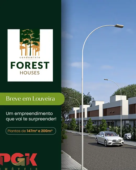 Foto 4 de Casa de Condomínio com 3 quartos à venda, 147m2 em Louveira - SP