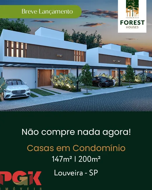 Foto 5 de Casa de Condomínio com 3 quartos à venda, 147m2 em Louveira - SP