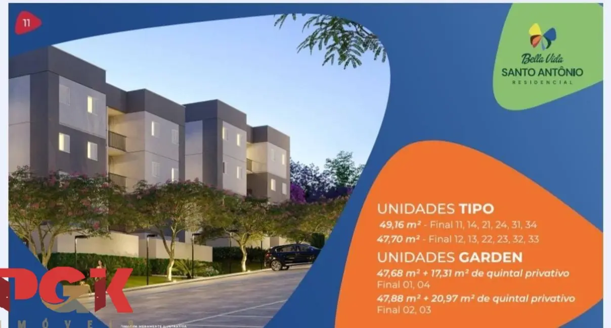 Apartamento com 2 quartos à venda, 48m2 em Louveira - SP - imagem 4 Foto 4 de Apartamento com 2 quartos à venda, 48m2 em Louveira - SP