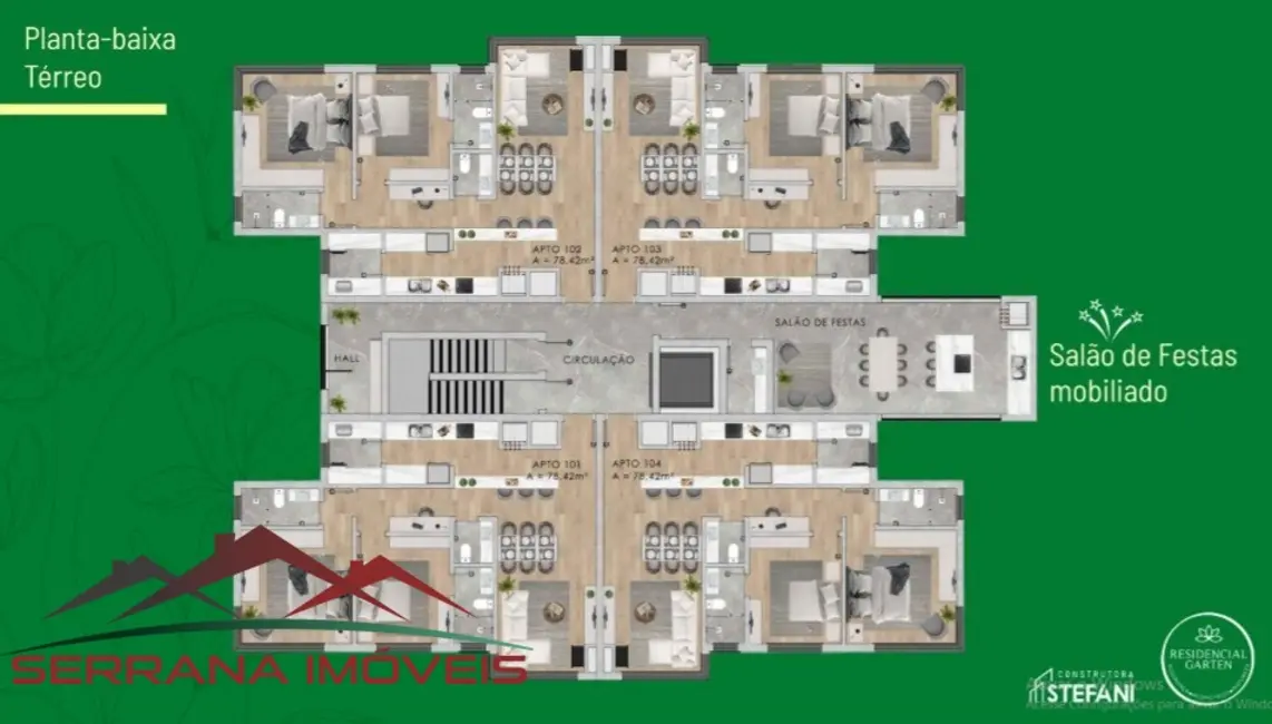 Foto 6 de Apartamento com 2 quartos à venda, 138m2 em Nova Petropolis - RS