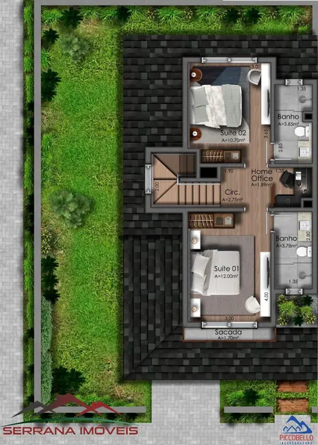 Foto 4 de Casa com 2 quartos à venda, 122m2 em Nova Petropolis - RS