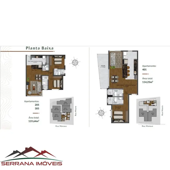 Apartamento com 1 quarto à venda, 68m2 em Gramado - RS - imagem 5 Foto 5 de Apartamento com 1 quarto à venda, 68m2 em Gramado - RS