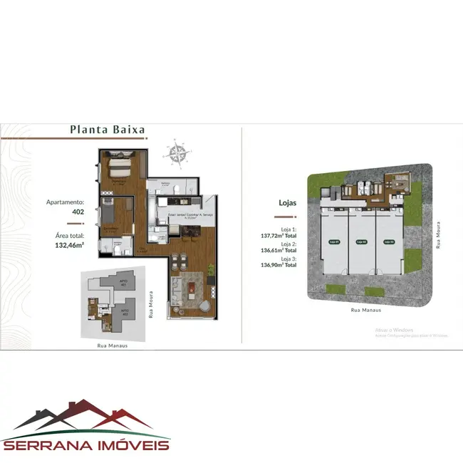 Apartamento com 1 quarto à venda, 68m2 em Gramado - RS - imagem 6 Foto 6 de Apartamento com 1 quarto à venda, 68m2 em Gramado - RS