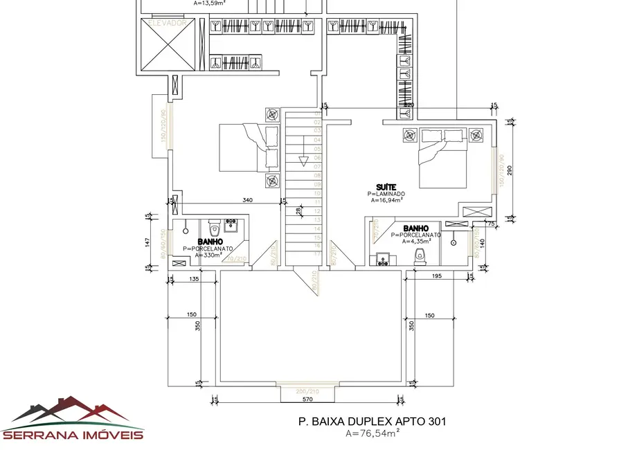 Apartamento com 3 quartos à venda, 150m2 em Gramado - RS - imagem 9 Foto 9 de Apartamento com 3 quartos à venda, 150m2 em Gramado - RS