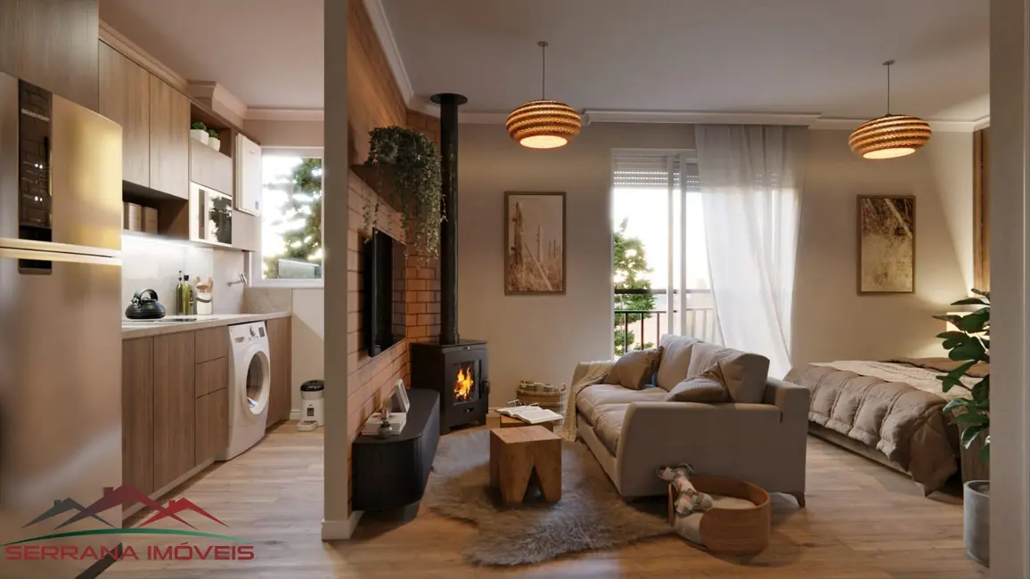 Foto 9 de Apartamento com 1 quarto à venda, 33m2 em Nova Petropolis - RS