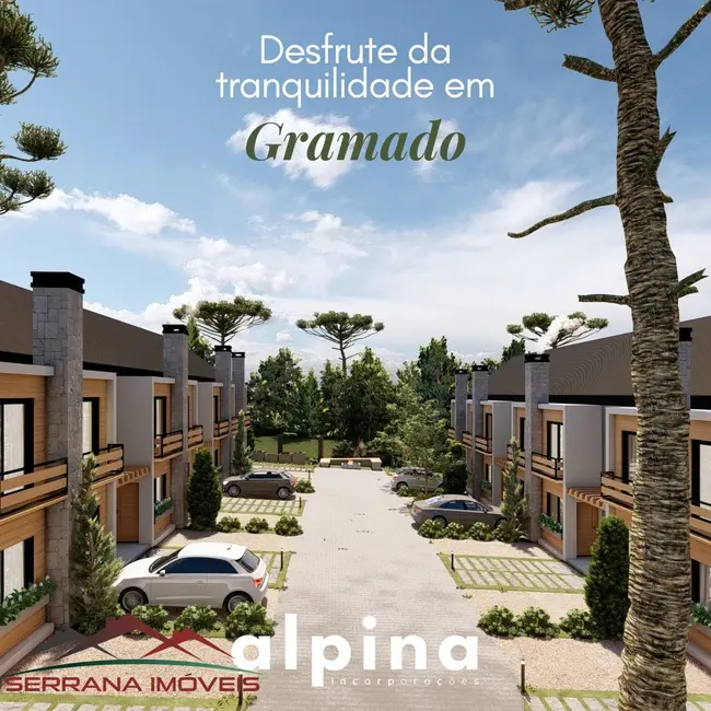 Casa de Condomínio com 2 quartos à venda, 73m2 em Gramado - RS - imagem 3 Foto 3 de Casa de Condomínio com 2 quartos à venda, 73m2 em Gramado - RS