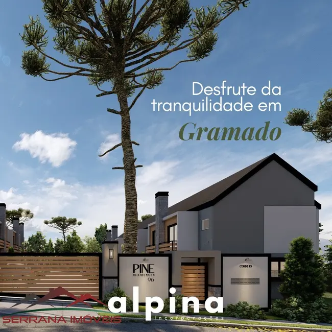 Casa de Condomínio com 2 quartos à venda, 73m2 em Gramado - RS - imagem 1 Foto 1 de Casa de Condomínio com 2 quartos à venda, 73m2 em Gramado - RS