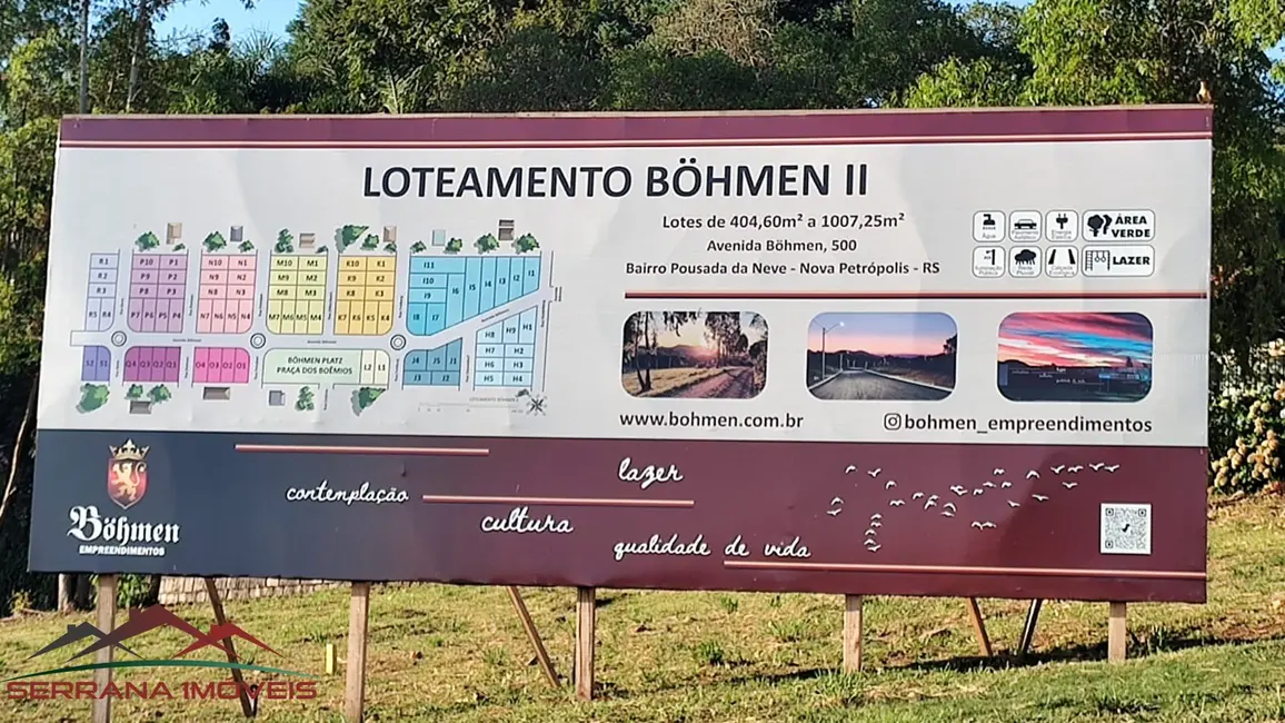Foto 3 de Terreno / Lote à venda, 577m2 em Nova Petropolis - RS