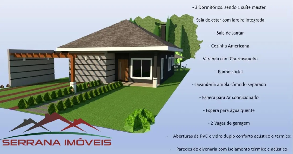 Foto 4 de Casa com 3 quartos à venda e para alugar, 112m2 em Nova Petropolis - RS