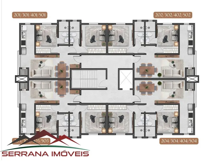 Foto 7 de Apartamento com 2 quartos à venda, 65m2 em Nova Petropolis - RS