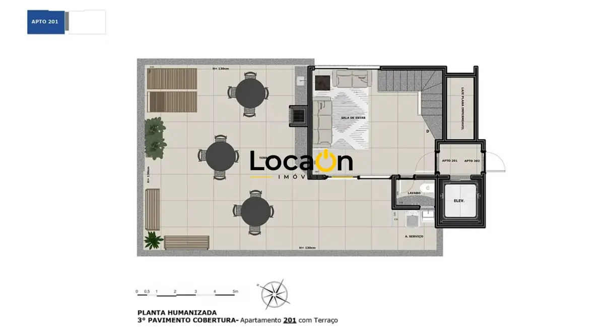 Cobertura com 3 quartos à venda, 102m2 em Santa Inês, Belo Horizonte - MG - imagem 2 Foto 2 de Cobertura com 3 quartos à venda, 102m2 em Santa Inês, Belo Horizonte - MG