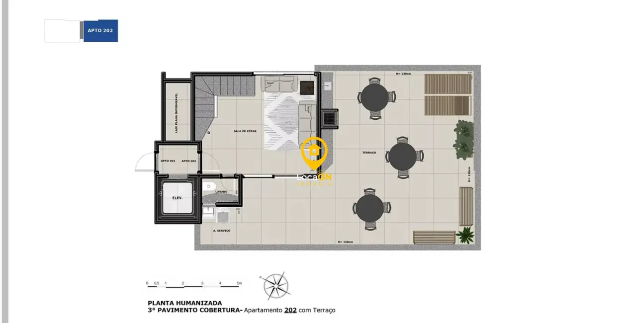 Foto 2 de Cobertura com 3 quartos à venda, 102m2 em Santa Inês, Belo Horizonte - MG