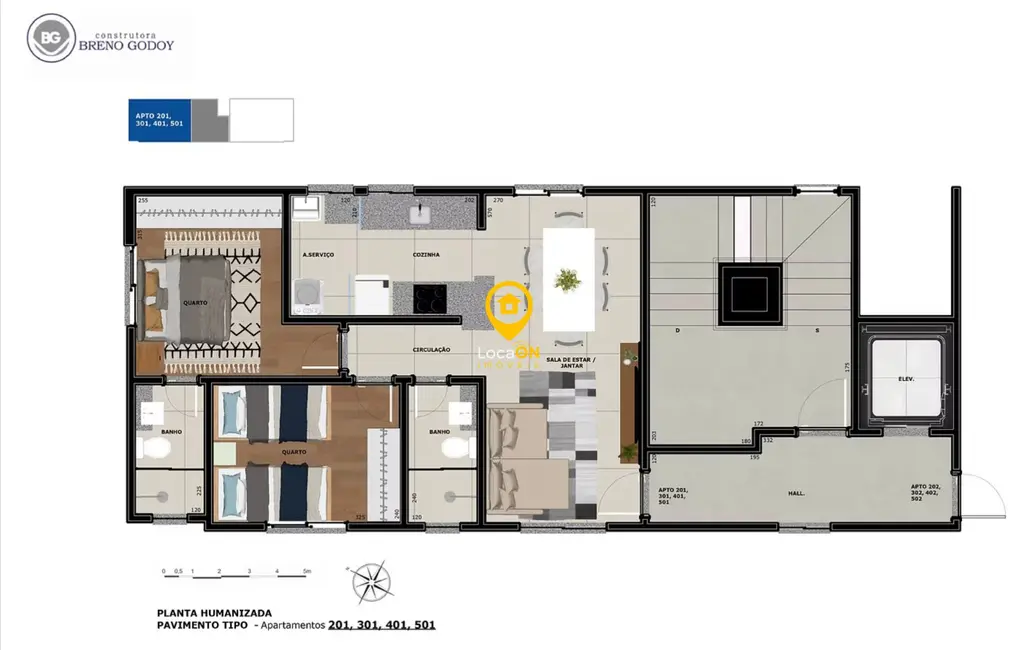 Apartamento com 2 quartos à venda, 54m2 em Ana Lúcia, Sabara - MG - imagem 3 Foto 3 de Apartamento com 2 quartos à venda, 54m2 em Ana Lúcia, Sabara - MG