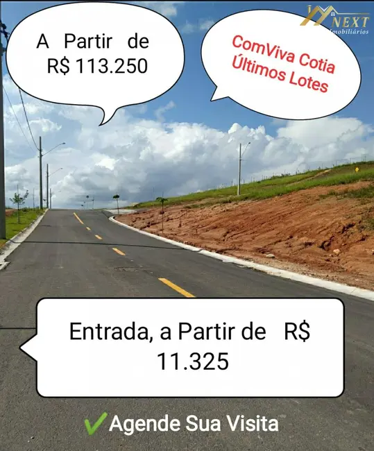 Foto 4 de Terreno / Lote à venda, 125m2 em Chácara Roselândia, Cotia - SP