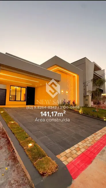 Foto 2 de Casa de Condomínio com 3 quartos à venda, 142m2 em Trindade - GO