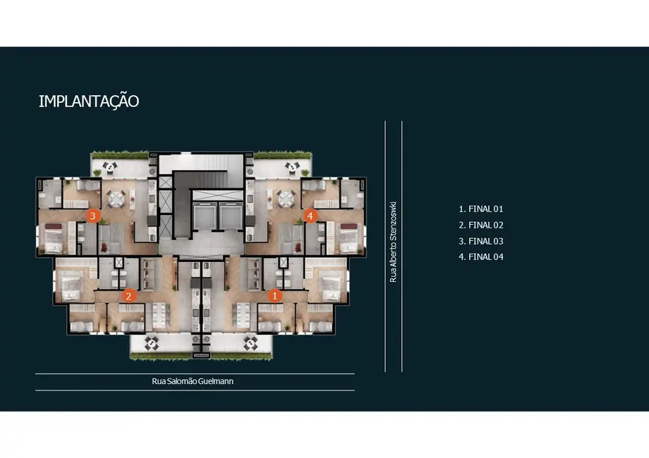 Foto 5 de Apartamento com 2 quartos à venda, 66m2 em Novo Mundo, Curitiba - PR