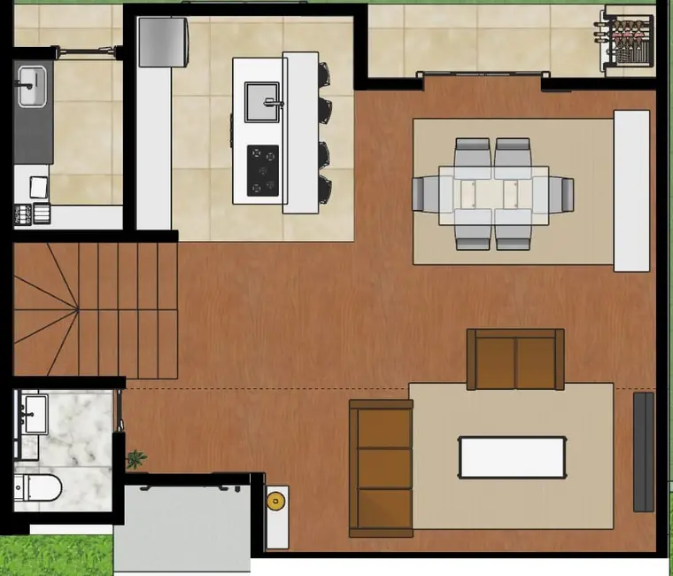 Foto 4 de Casa de Condomínio com 3 quartos à venda, 121m2 em Pinheirinho, Curitiba - PR