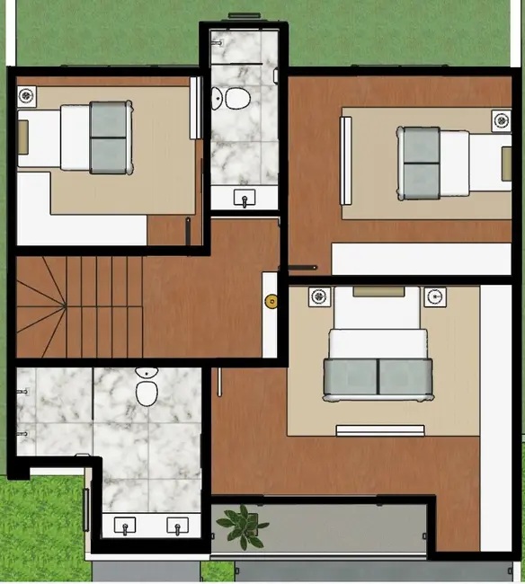 Foto 5 de Casa de Condomínio com 3 quartos à venda, 121m2 em Pinheirinho, Curitiba - PR