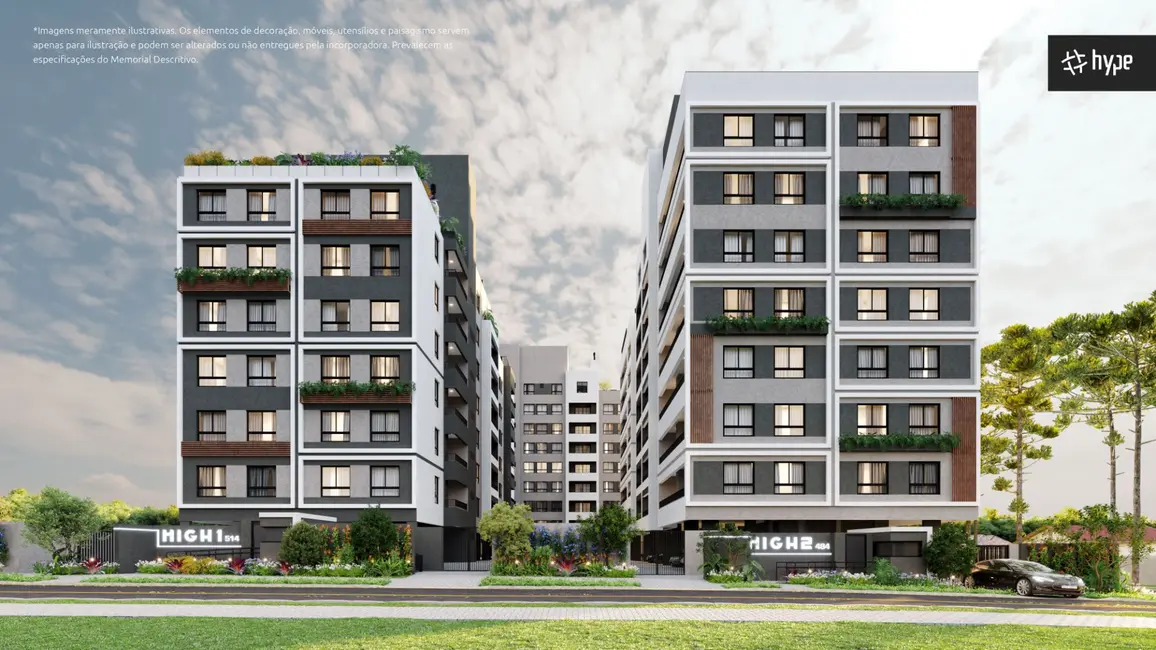 Foto 2 de Apartamento com 1 quarto à venda, 34m2 em Novo Mundo, Curitiba - PR