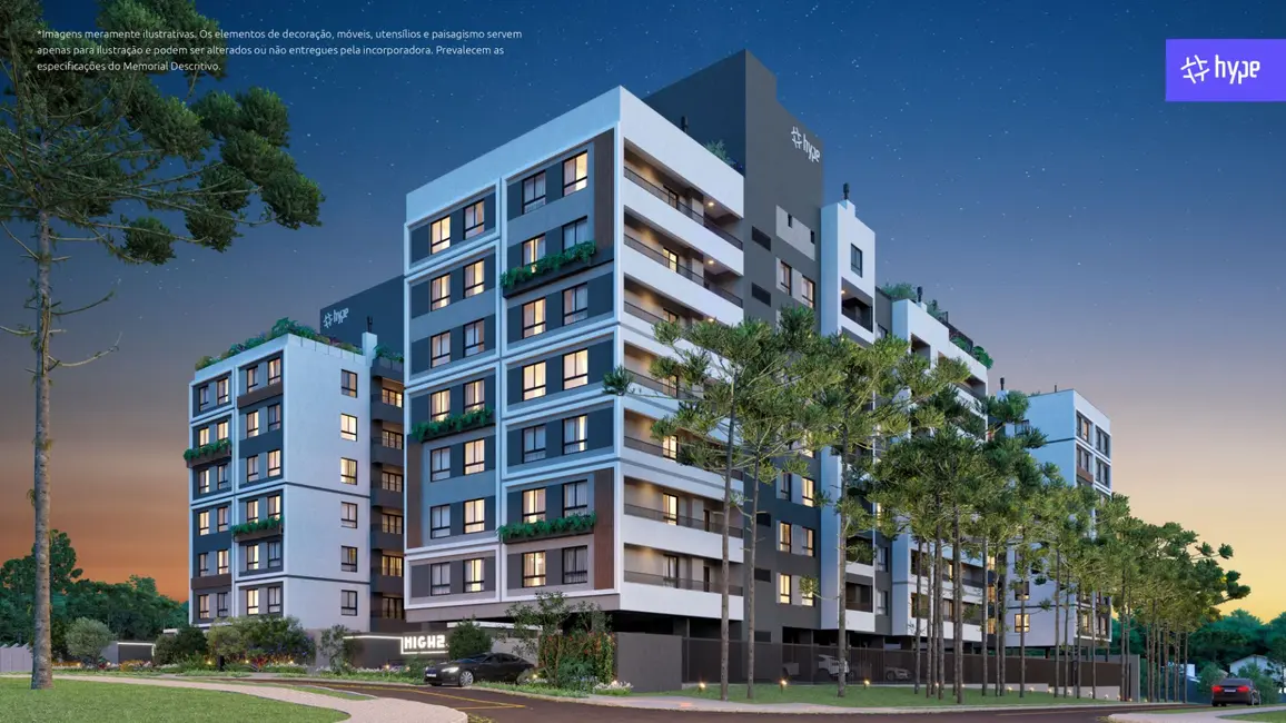 Foto 3 de Apartamento com 1 quarto à venda, 34m2 em Novo Mundo, Curitiba - PR