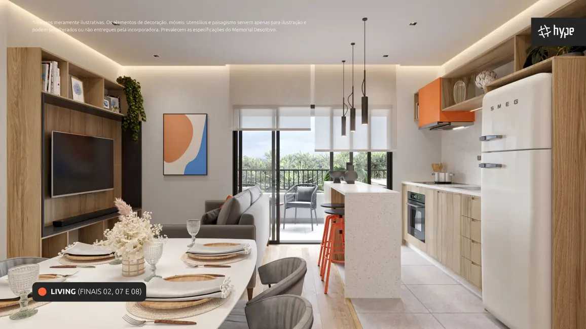 Foto 4 de Apartamento com 2 quartos à venda, 57m2 em Novo Mundo, Curitiba - PR