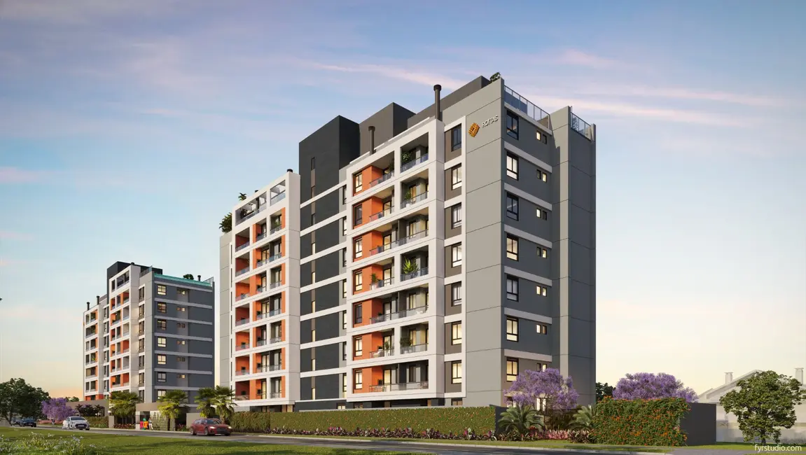 Foto 2 de Apartamento com 2 quartos à venda, 55m2 em Água Verde, Curitiba - PR