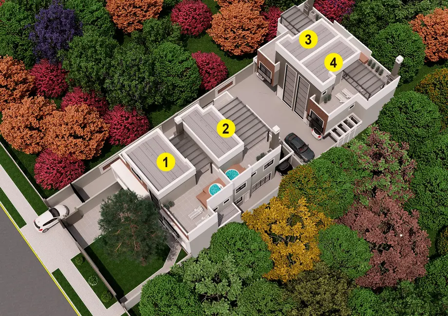 Foto 9 de Casa com 3 quartos à venda, 161m2 em Água Verde, Curitiba - PR