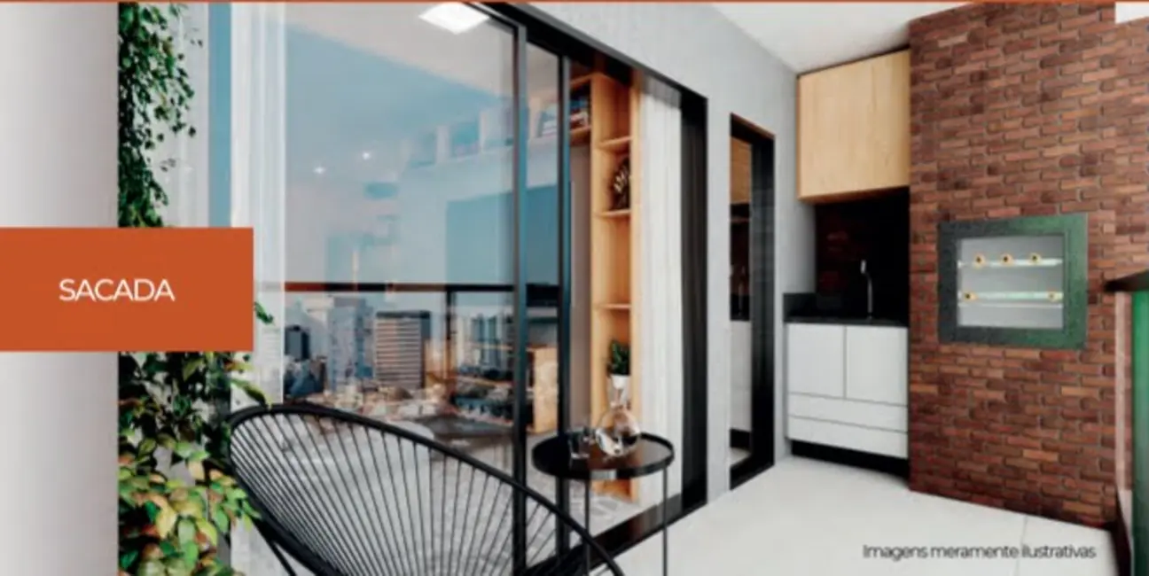 Foto 3 de Apartamento com 2 quartos à venda, 66m2 em Capão Raso, Curitiba - PR