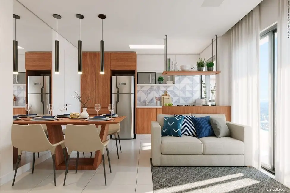 Foto 1 de Apartamento com 2 quartos à venda, 55m2 em Capão Raso, Curitiba - PR