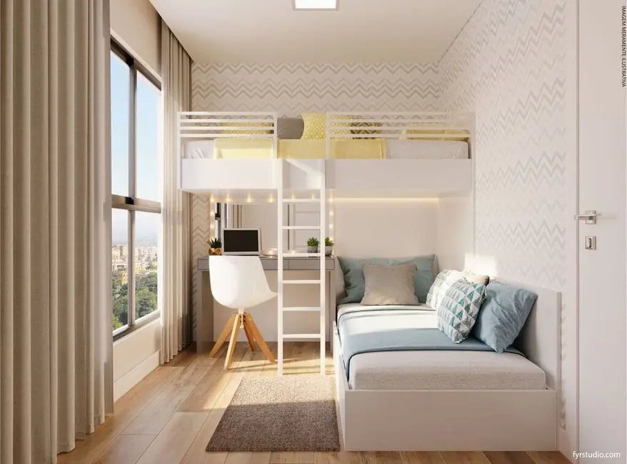 Foto 1 de Apartamento com 2 quartos à venda, 56m2 em Capão Raso, Curitiba - PR