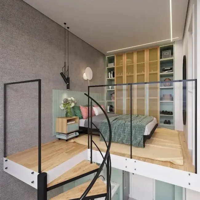 Casa com 1 quarto à venda, 39m2 em Água Verde, Curitiba - PR - imagem 3 Foto 3 de Casa com 1 quarto à venda, 39m2 em Água Verde, Curitiba - PR