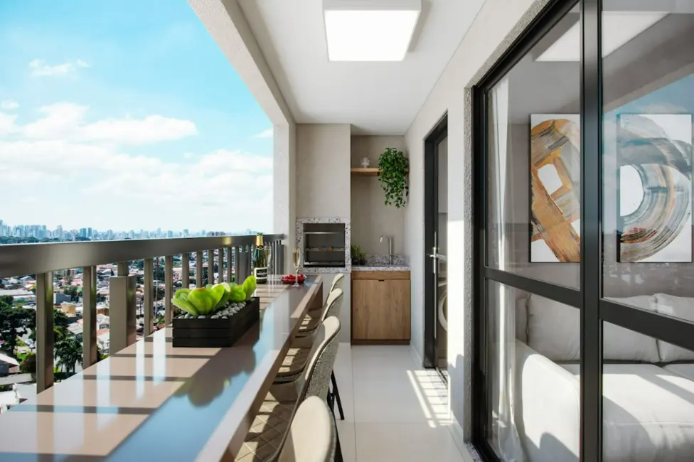 Apartamento com 2 quartos à venda, 55m2 em Lindóia, Curitiba - PR - imagem 4 Foto 4 de Apartamento com 2 quartos à venda, 55m2 em Lindóia, Curitiba - PR