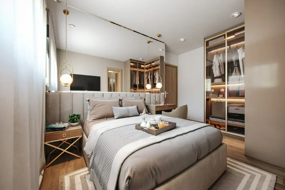 Apartamento com 2 quartos à venda, 55m2 em Lindóia, Curitiba - PR - imagem 6 Foto 6 de Apartamento com 2 quartos à venda, 55m2 em Lindóia, Curitiba - PR