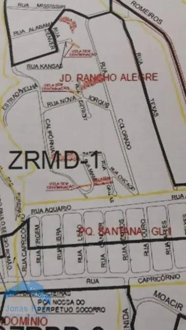 Foto 4 de Terreno / Lote à venda, 260m2 em Jardim Rancho Alegre, Santana De Parnaiba - SP