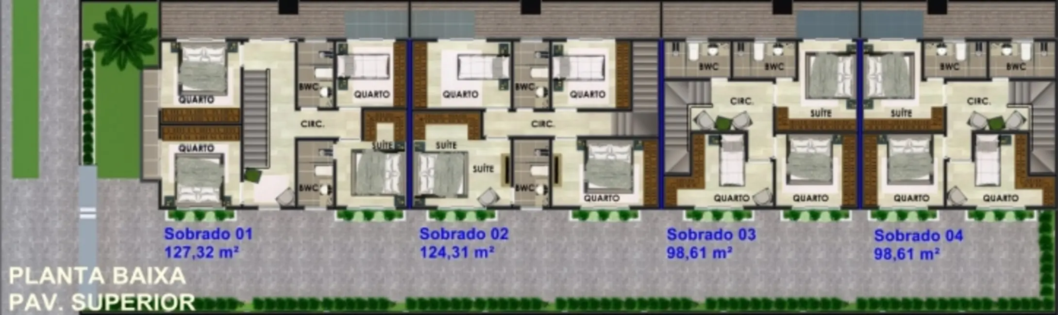 Foto 3 de Sobrado com 3 quartos à venda, 98m2 em Coqueiral, Cascavel - PR