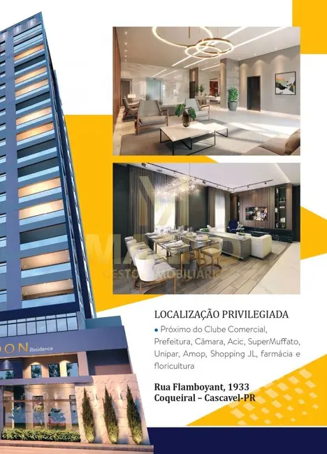 Foto 3 de Apartamento com 3 quartos à venda, 174m2 em Coqueiral, Cascavel - PR