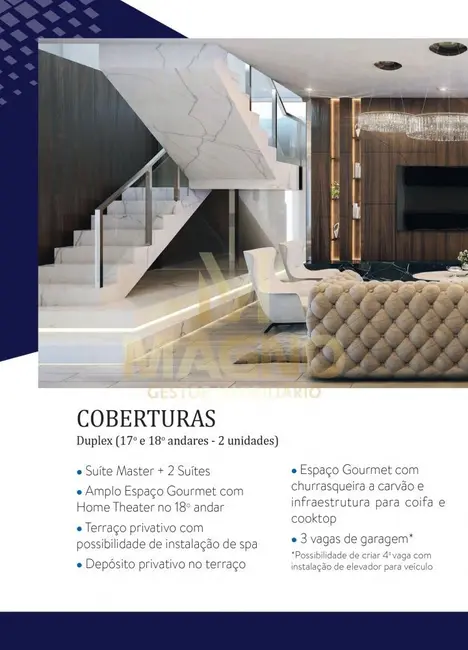 Foto 8 de Apartamento com 3 quartos à venda, 174m2 em Coqueiral, Cascavel - PR