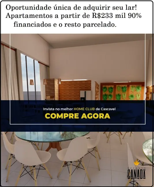 Foto 7 de Apartamento com 2 quartos à venda, 63m2 em Canadá, Cascavel - PR