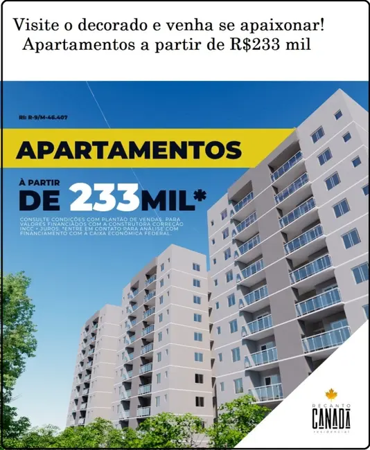 Foto 3 de Apartamento com 2 quartos à venda, 63m2 em Canadá, Cascavel - PR