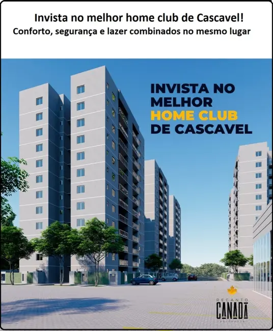 Foto 2 de Apartamento com 2 quartos à venda, 63m2 em Canadá, Cascavel - PR